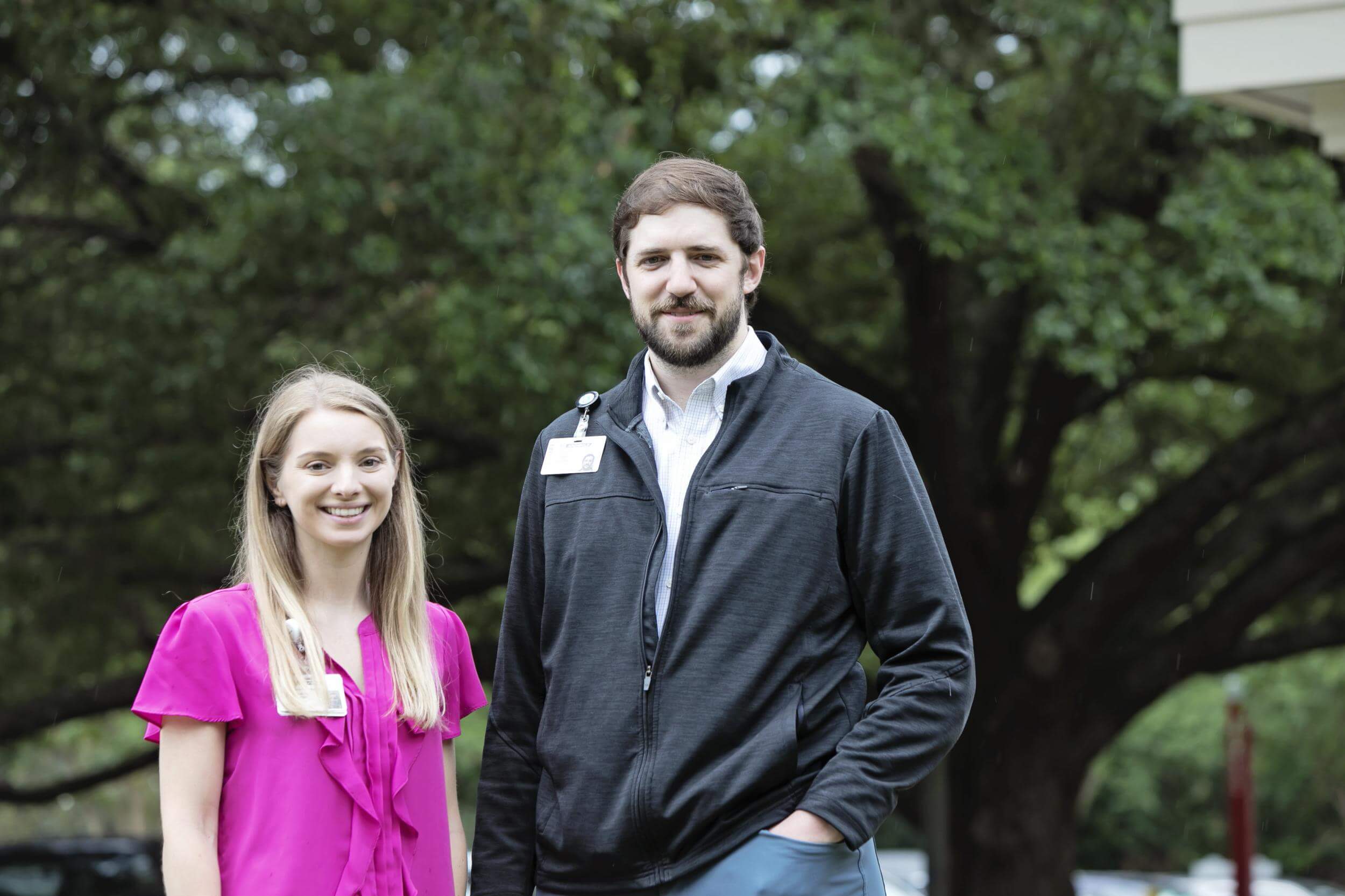 Elizabeth Oglesby, PharmD, and James Holland, PharmD